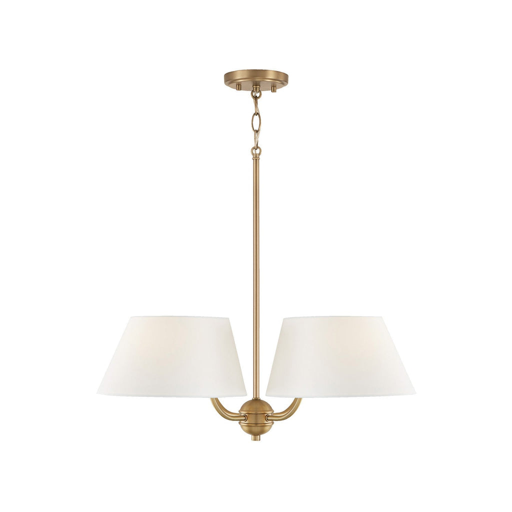 Arcara Lustre Tissu Laiton Industriel Vintage - Neutralighting