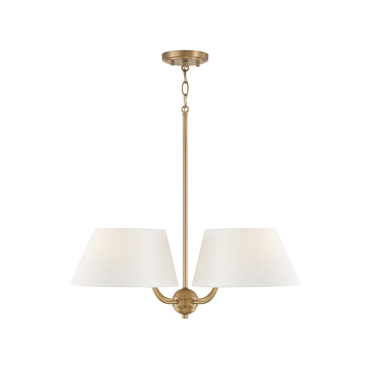 Arcara Lustre Tissu Laiton Industriel Vintage - Neutralighting