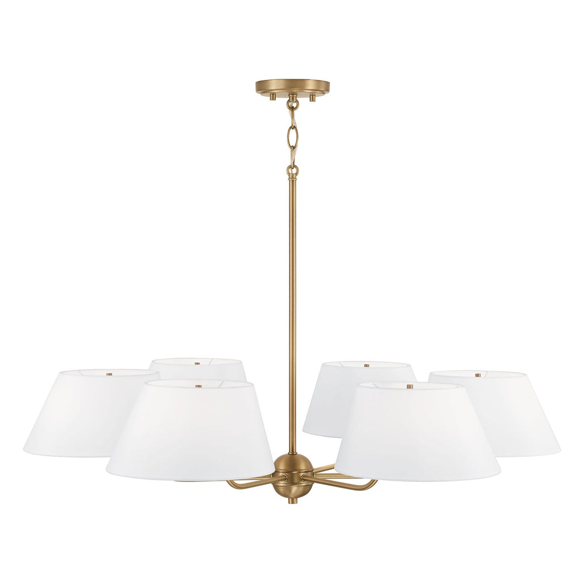 Arcara Lustre Tissu Laiton Industriel Vintage - Neutralighting