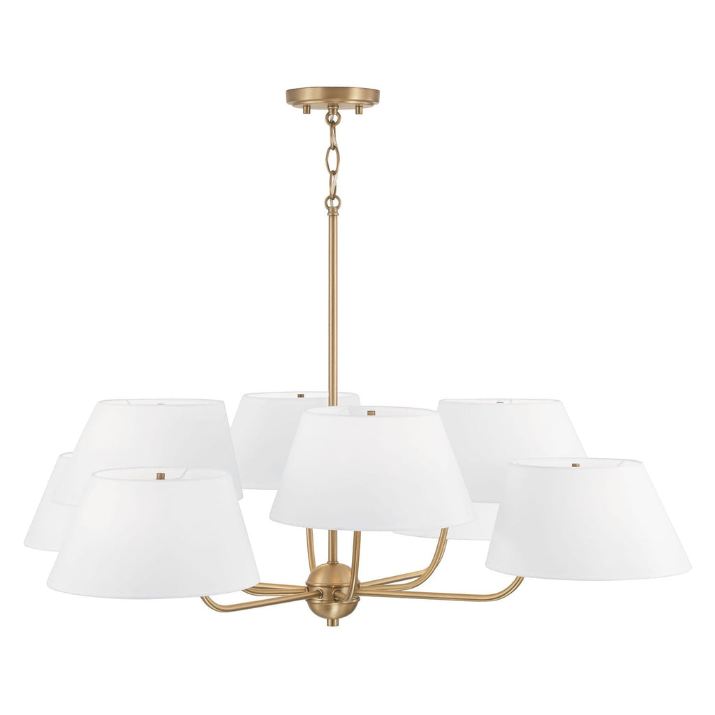 Arcara Lustre Tissu Laiton Industriel Vintage - Neutralighting