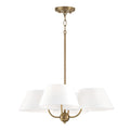 Arcara Lustre Tissu Laiton Industriel Vintage - Neutralighting