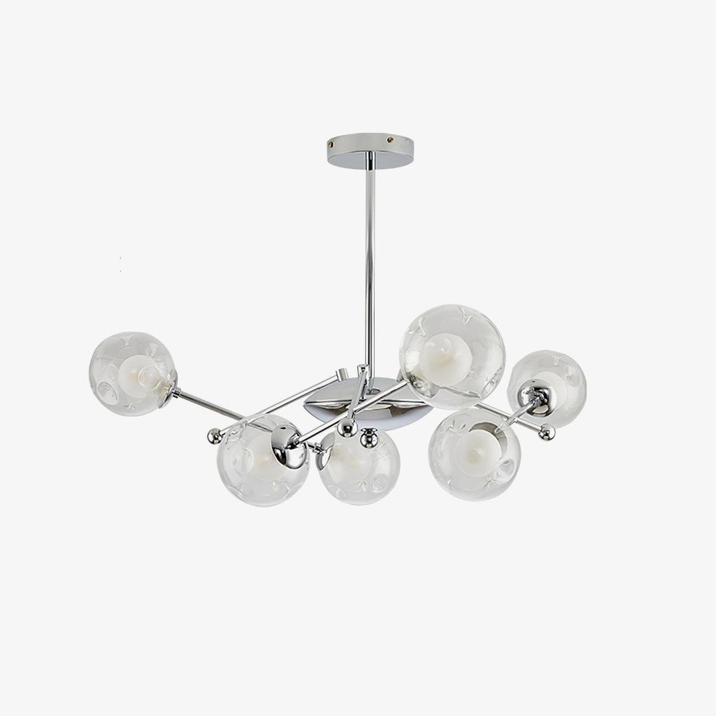 Lustra Chandelier en Verre et Chrome - Neutralighting