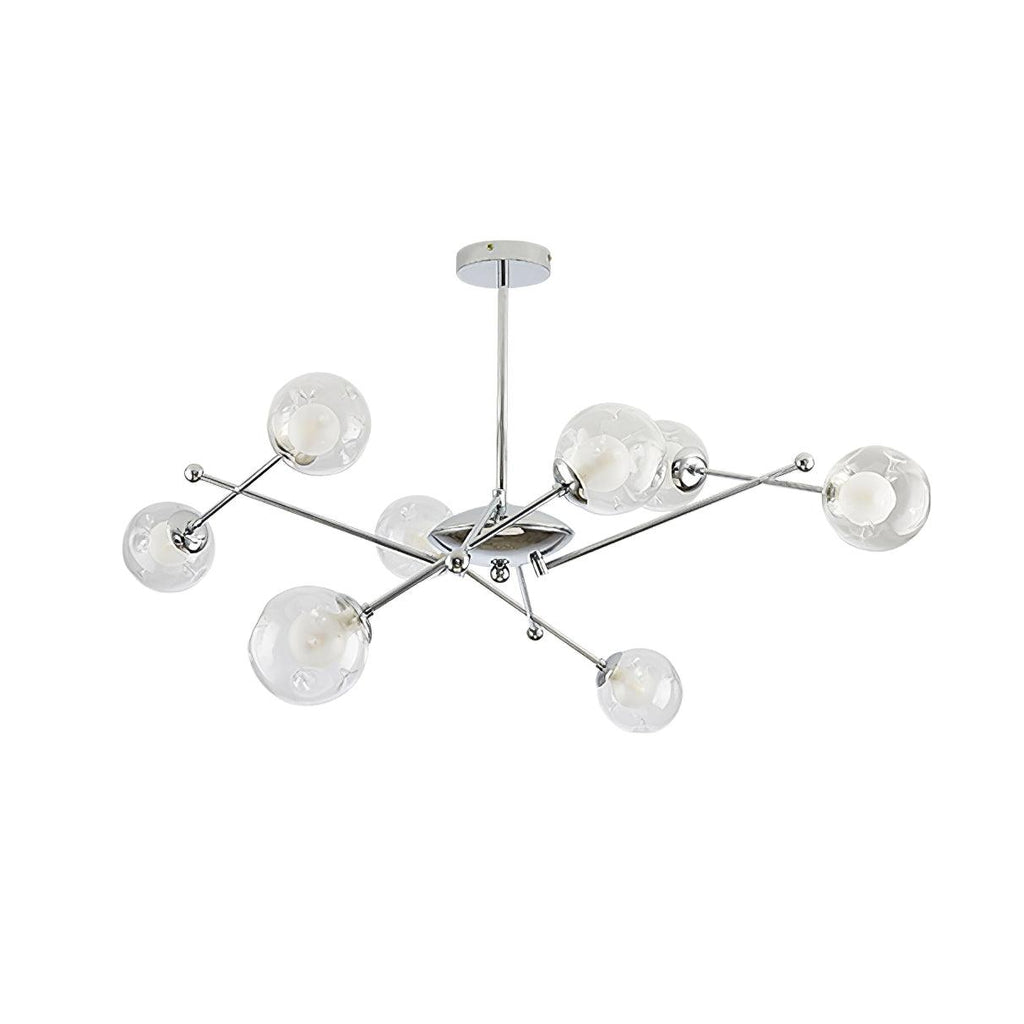 Lustra Chandelier en Verre et Chrome - Neutralighting