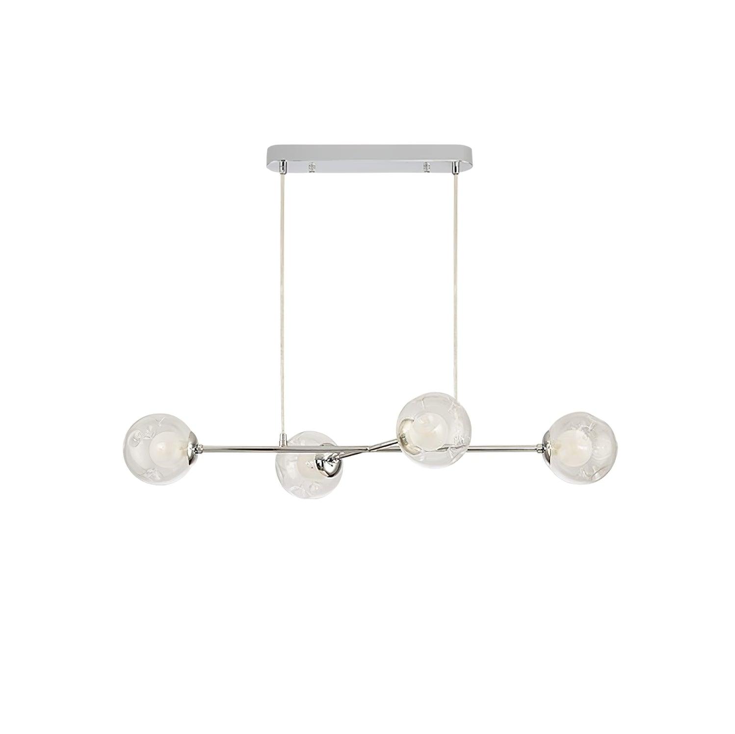 Lustra Chandelier en Verre et Chrome - Neutralighting
