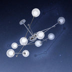 Lustra Chandelier en Verre et Chrome - Neutralighting