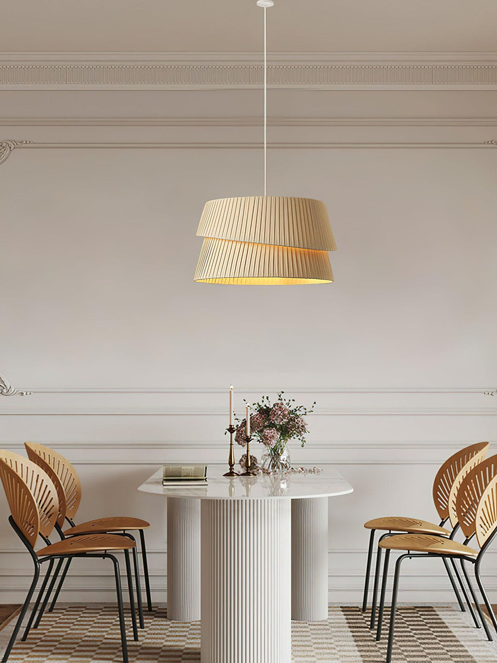 Zarion Tissu Scandinave Pendentif Lumière - Neutralighting