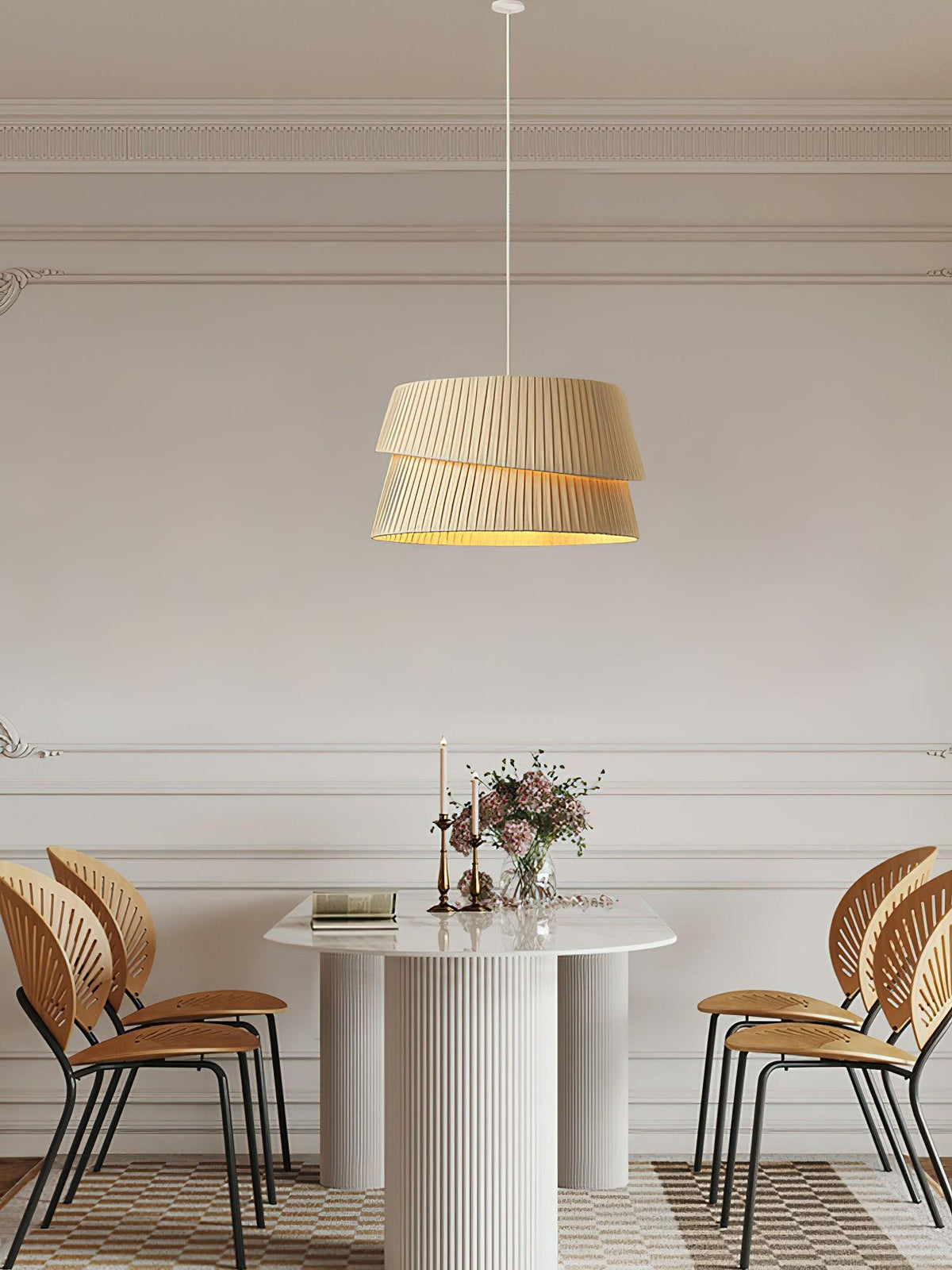 Zarion Tissu Scandinave Pendentif Lumière - Neutralighting