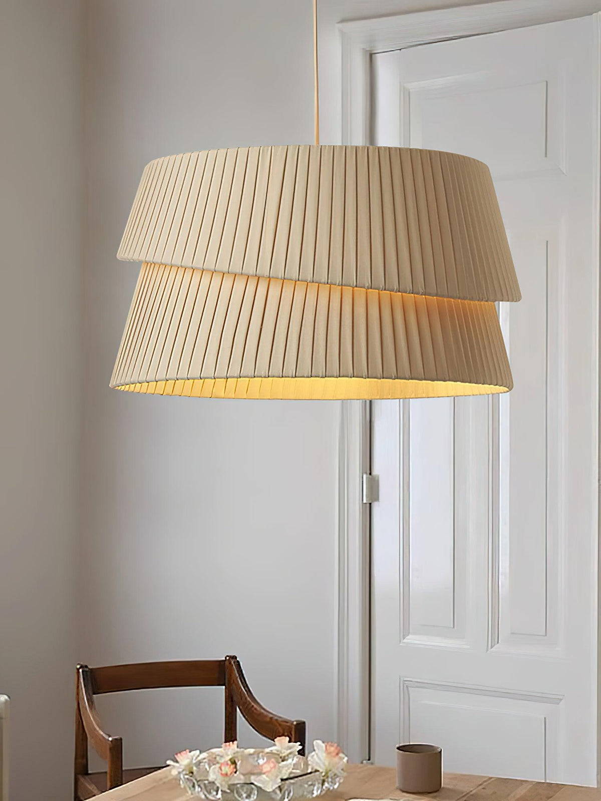 Zarion Tissu Scandinave Pendentif Lumière - Neutralighting