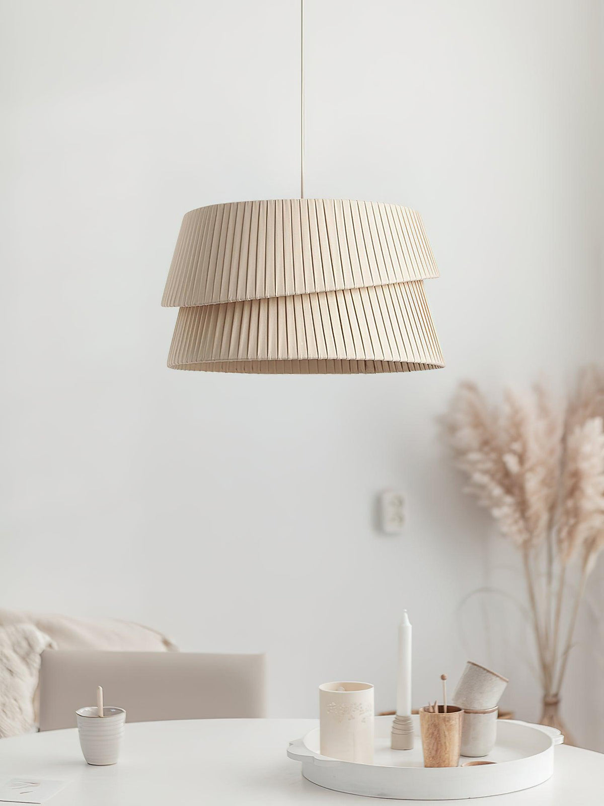 Zarion Tissu Scandinave Pendentif Lumière - Neutralighting