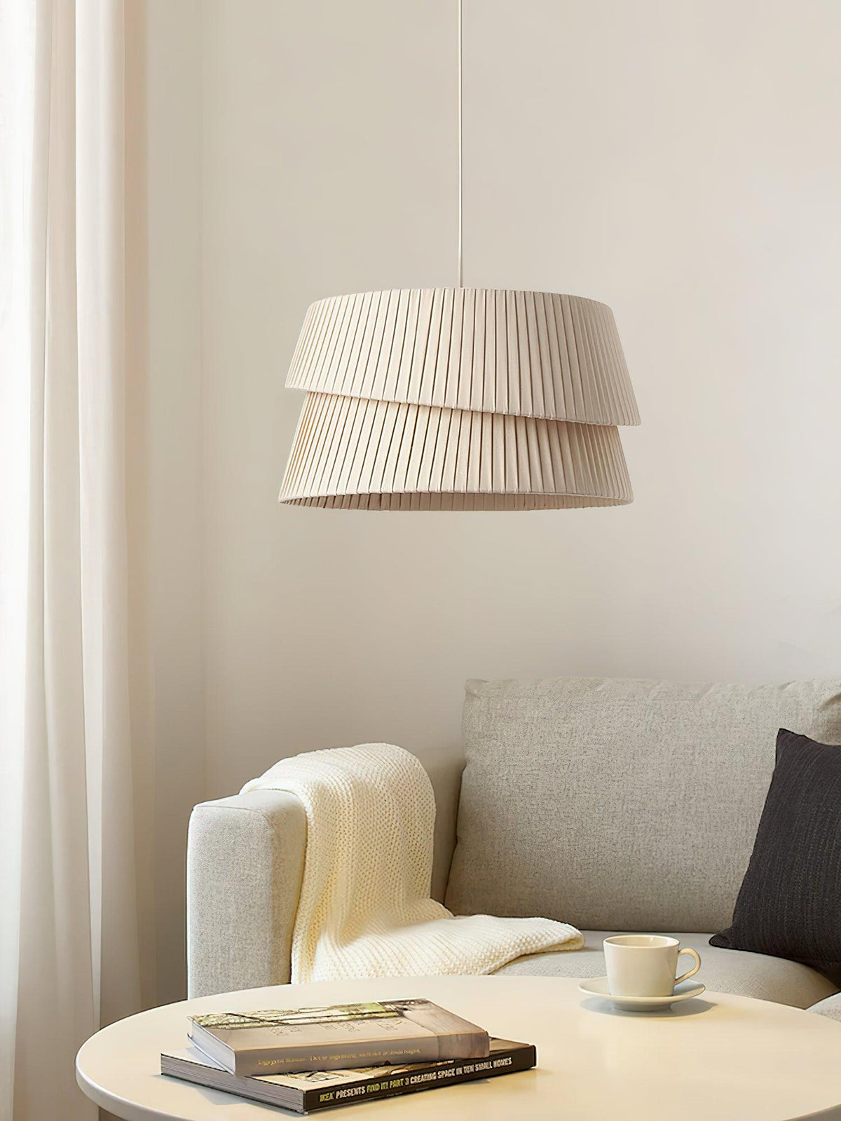 Zarion Tissu Scandinave Pendentif Lumière - Neutralighting