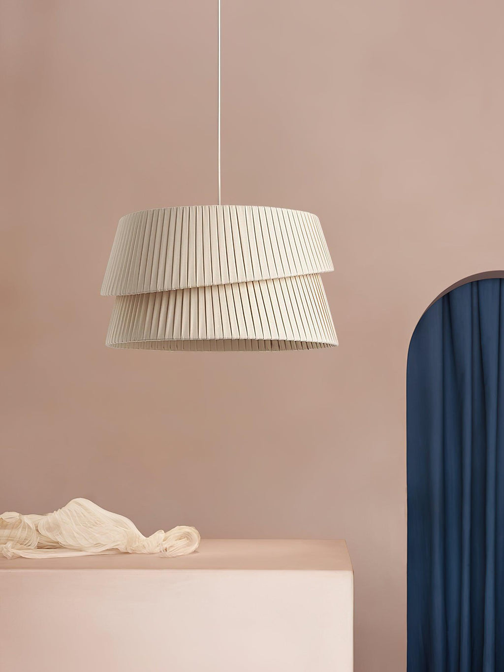 Zarion Tissu Scandinave Pendentif Lumière - Neutralighting