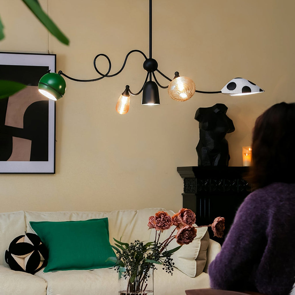 Playful Lampe Pendante Modulaire en Verre - Neutralighting