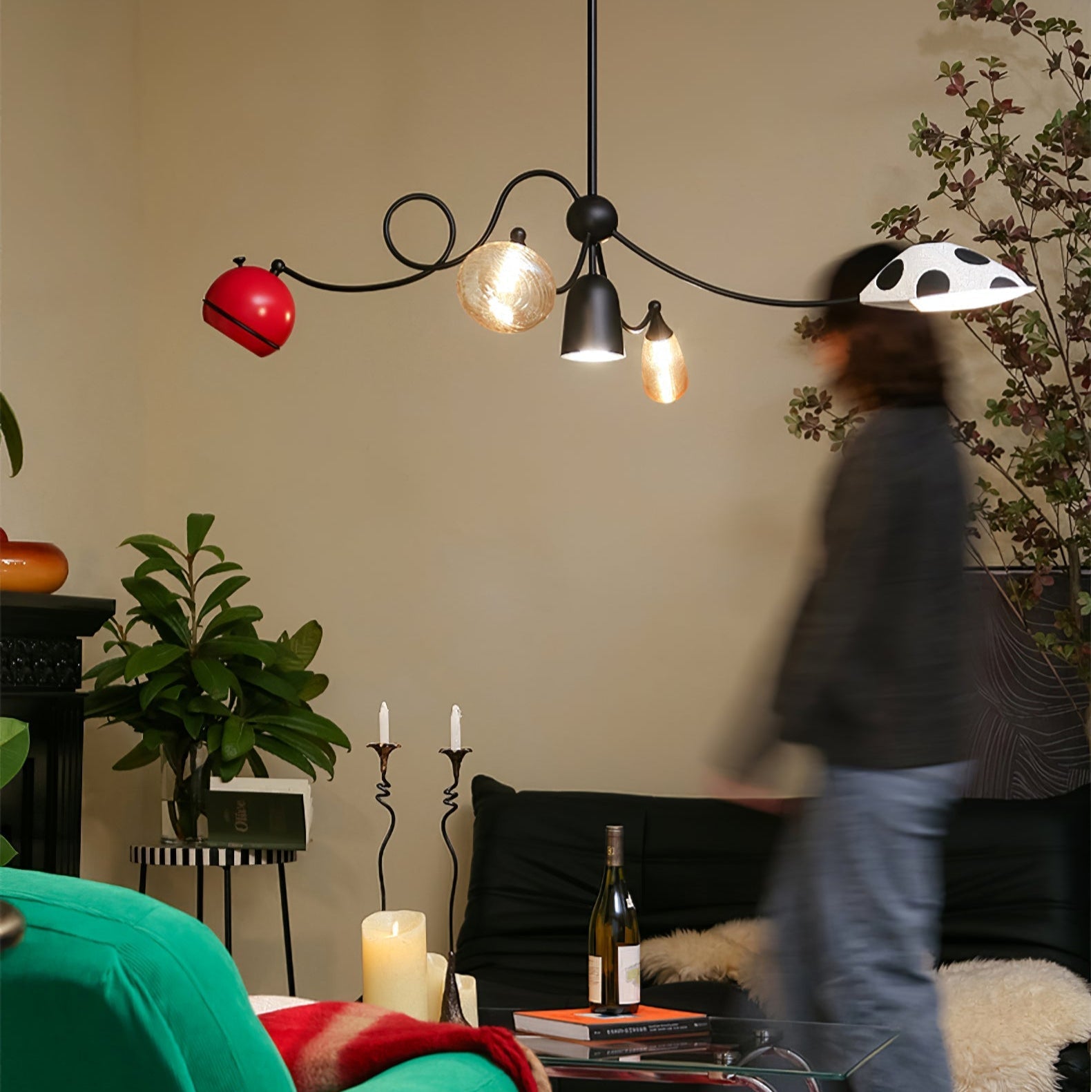 Playful Lampe Pendante Modulaire en Verre - Neutralighting