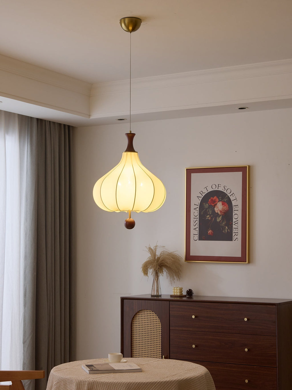 Mymira Lampe Pendante Traditionnelle Élégance en Bois - Neutralighting