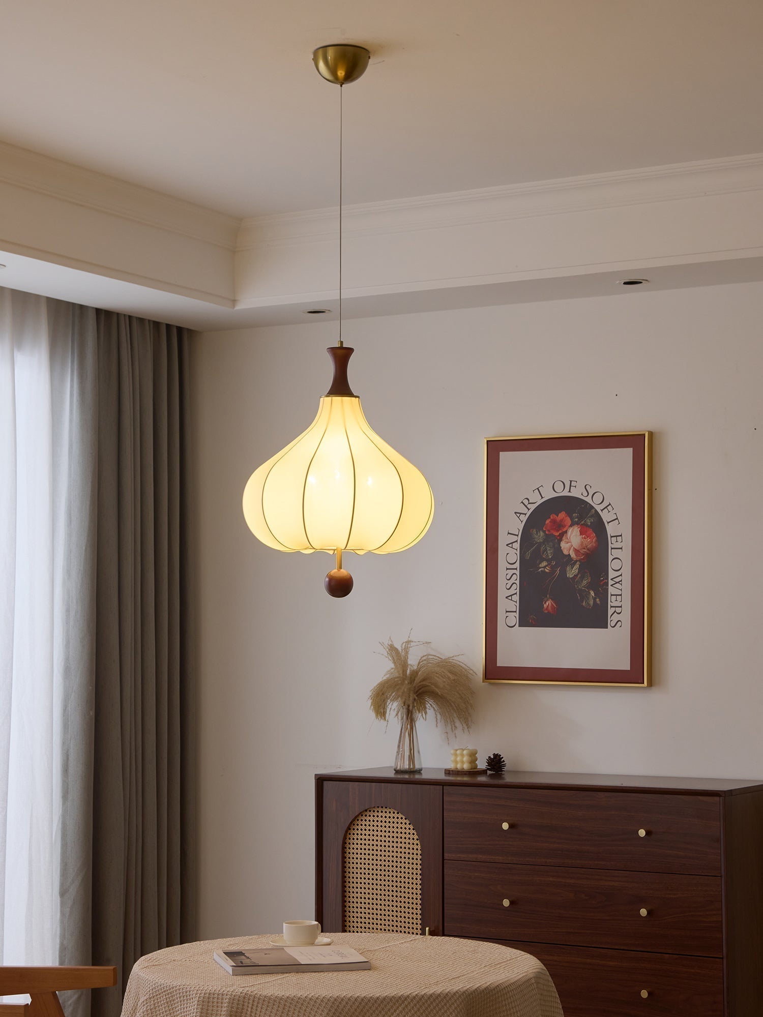 Mymira Lampe Pendante Traditionnelle Élégance en Bois - Neutralighting
