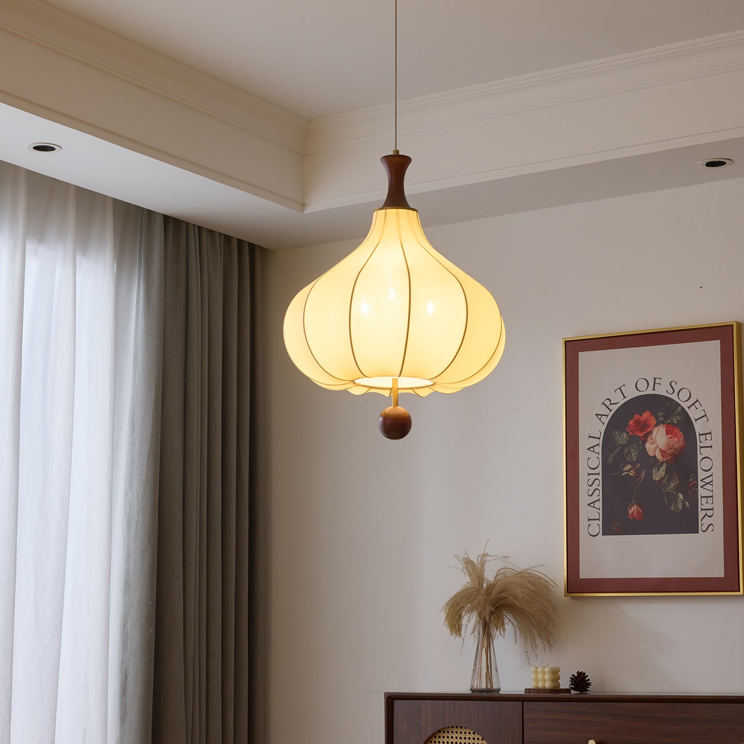 Mymira Lampe Pendante Traditionnelle Élégance en Bois - Neutralighting