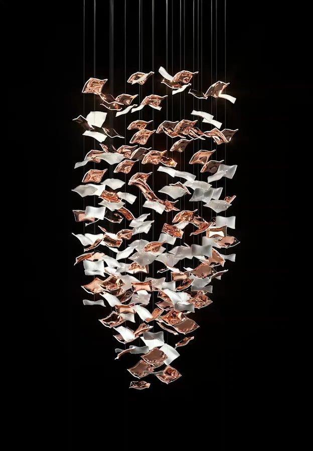 Viliros Verre Spirale Suspension Lumière - Neutralighting