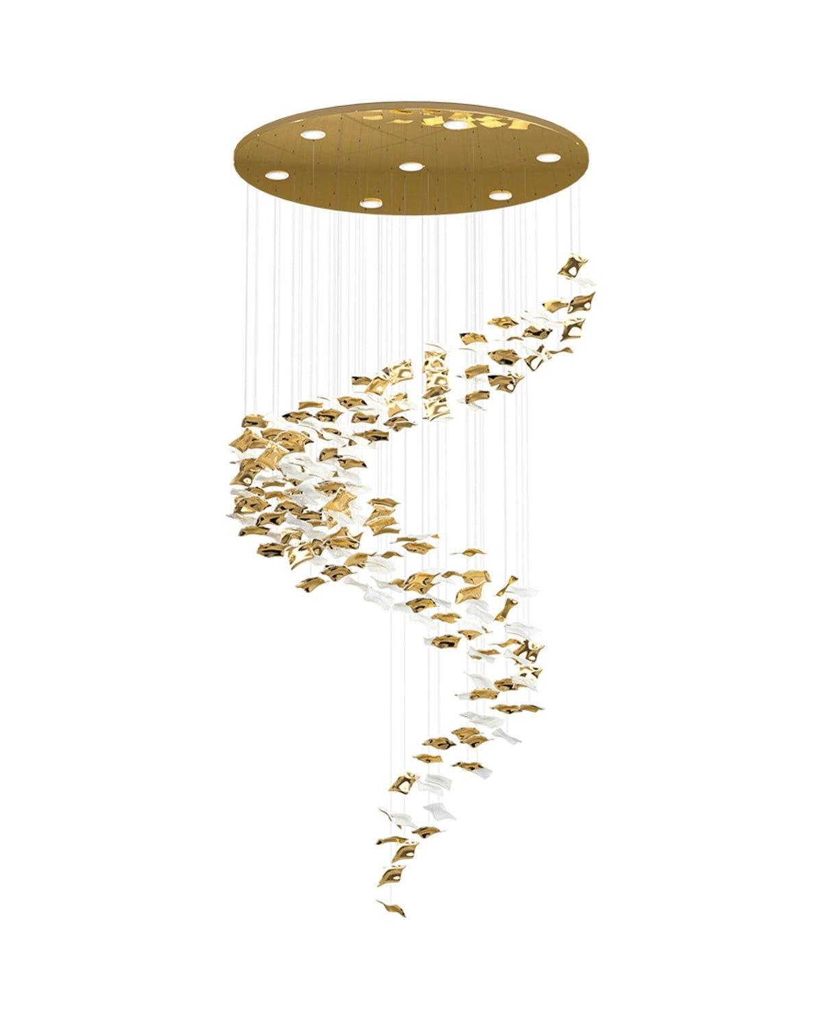 Viliros Verre Spirale Suspension Lumière - Neutralighting