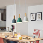 Valentina Moderne Minimaliste LED Suspension Métal/Bois Salon/Chambre à coucher - Neutralighting