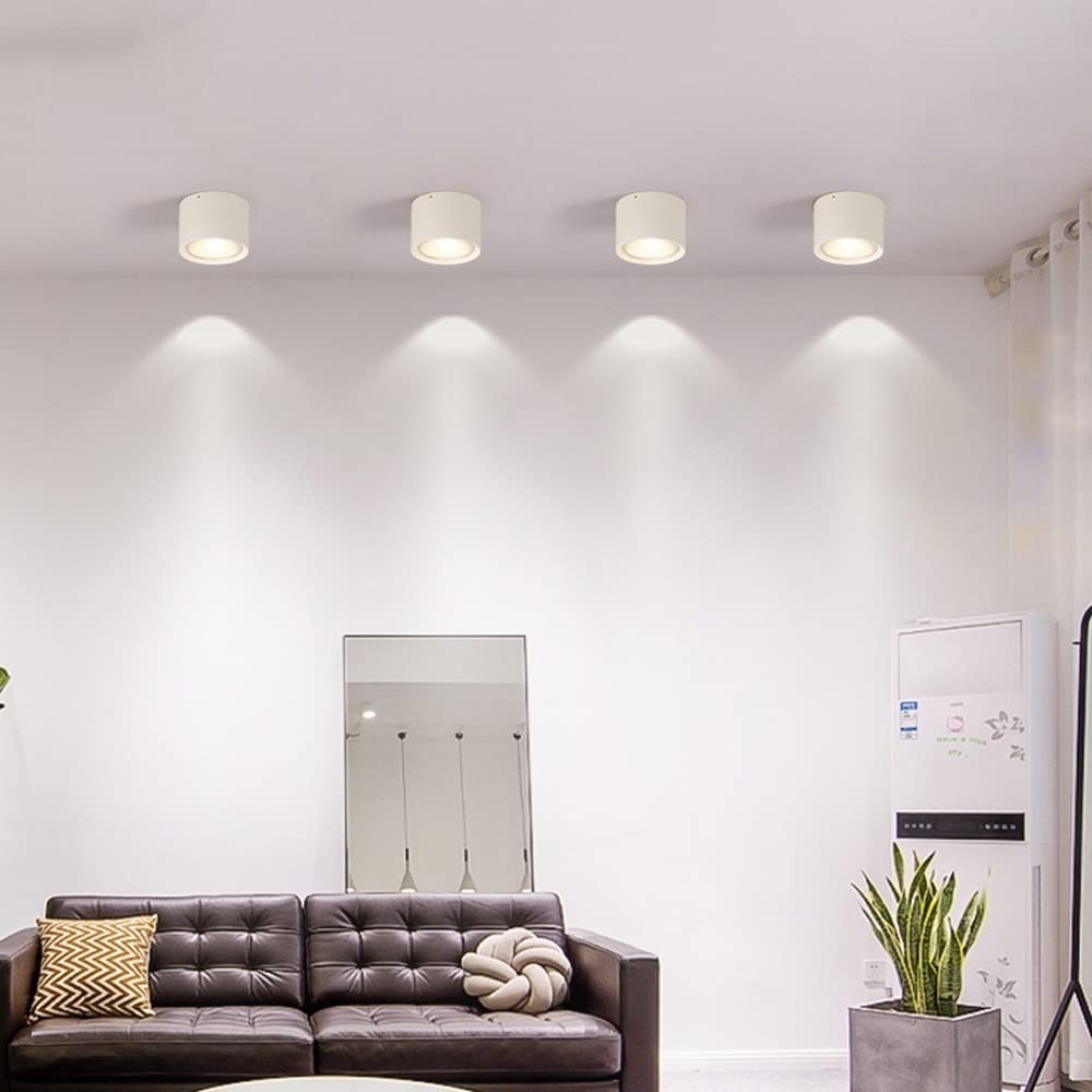 Muto Moderne Rond Plafonnier Bois/Noir Salle de séjour/Salle à manger - Neutralighting
