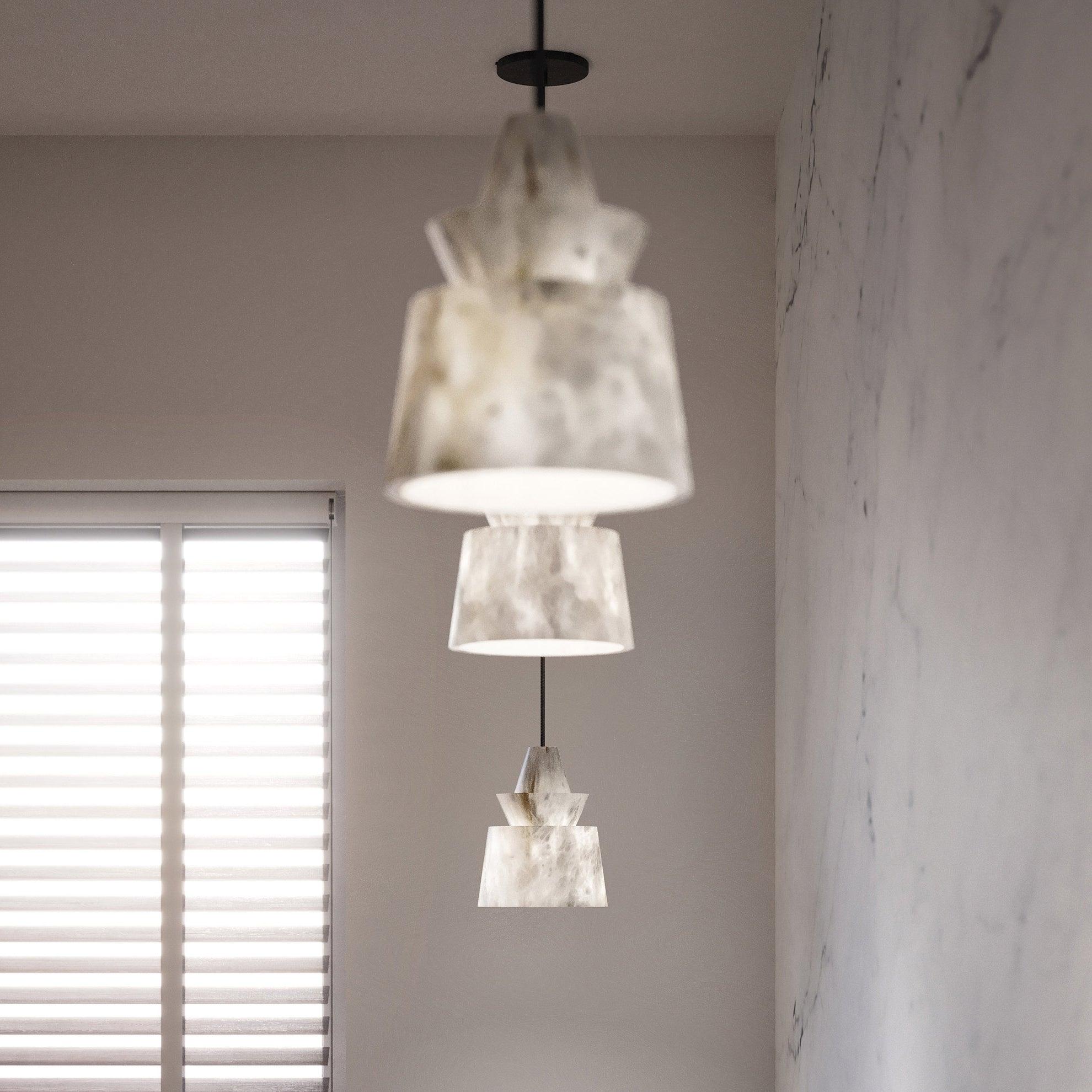 Curineth Suspension Minimaliste en Albâtre - Neutralighting