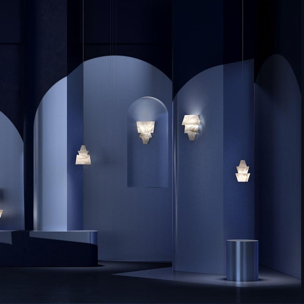 Curineth Suspension Minimaliste en Albâtre - Neutralighting