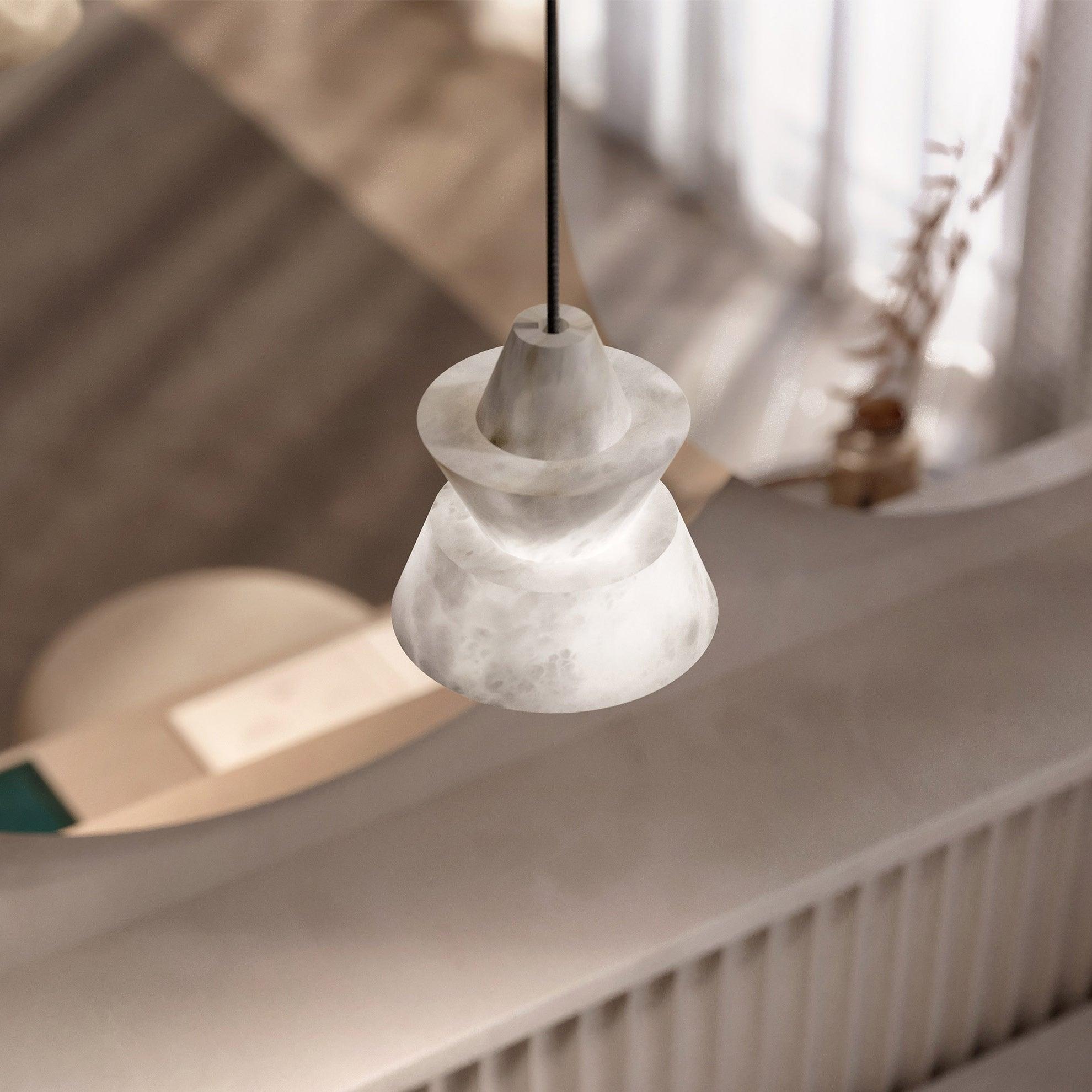 Curineth Suspension Minimaliste en Albâtre - Neutralighting