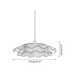 Calavie Lampe Pendante Élégante Plissée Ondulée - Neutralighting