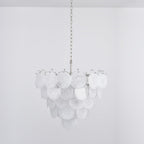 Aurora Lustre en Verre de Murano Blanc - Neutralighting