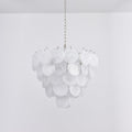 Aurora Lustre en Verre de Murano Blanc - Neutralighting