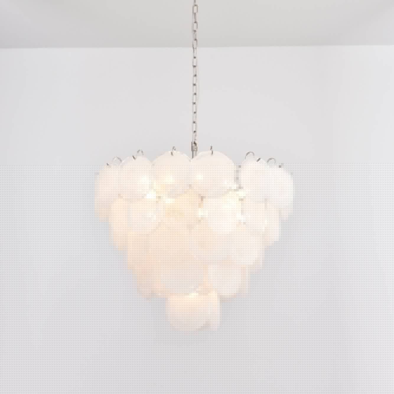 Aurora Lustre en Verre de Murano Blanc - Neutralighting