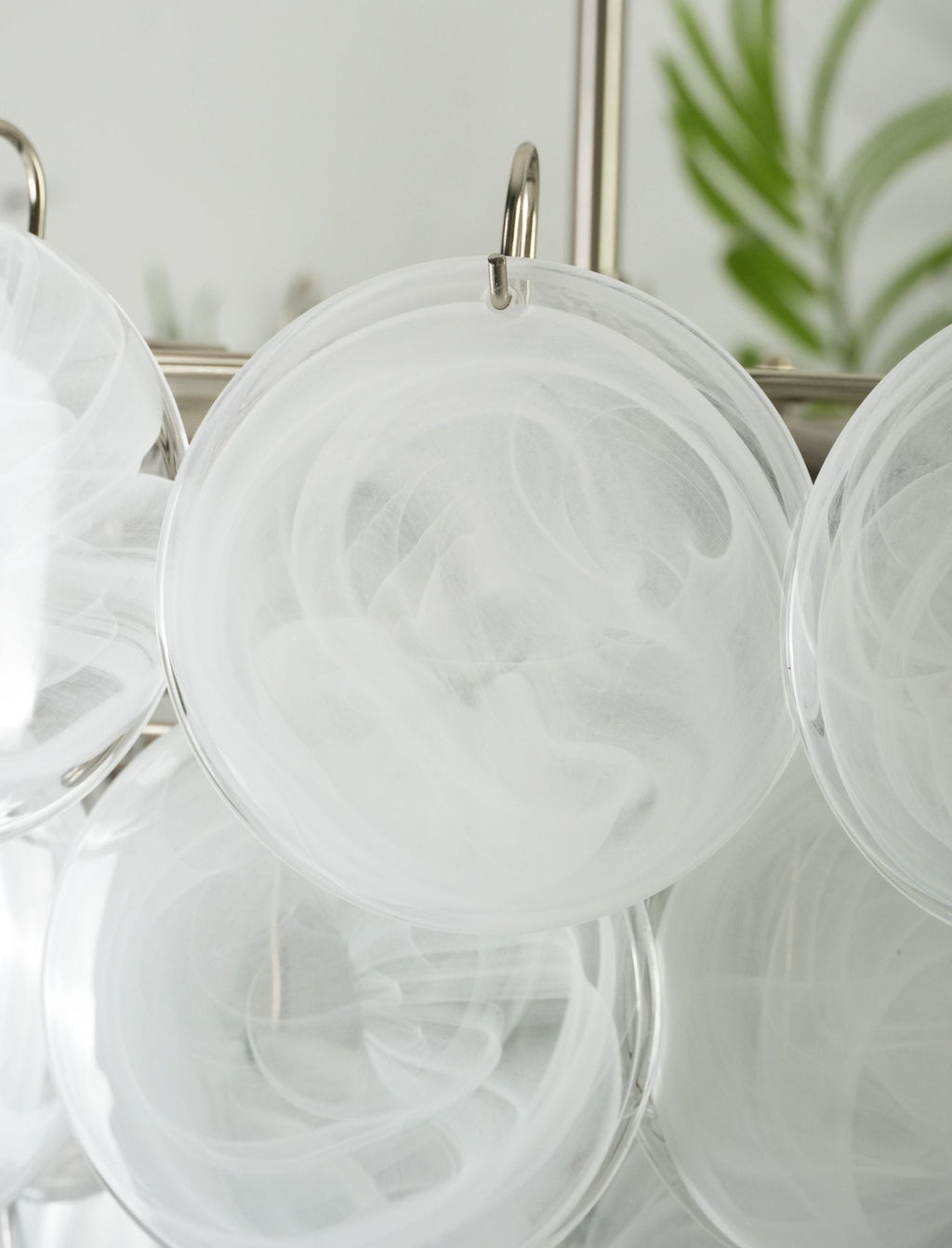 Aurora Lustre en Verre de Murano Blanc - Neutralighting