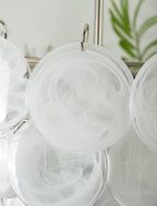 Aurora Lustre en Verre de Murano Blanc - Neutralighting