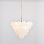 Aurora Lustre en Verre de Murano Blanc - Neutralighting