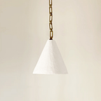 Zavelila Suspension Métal Plâtre Blanc Minimaliste - Neutralighting