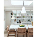 Zavelila Suspension Métal Plâtre Blanc Minimaliste - Neutralighting