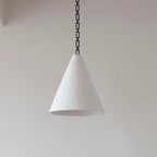 Zavelila Suspension Métal Plâtre Blanc Minimaliste - Neutralighting