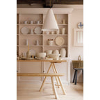 Zavelila Suspension Métal Plâtre Blanc Minimaliste - Neutralighting