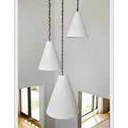 Zavelila Suspension Métal Plâtre Blanc Minimaliste - Neutralighting