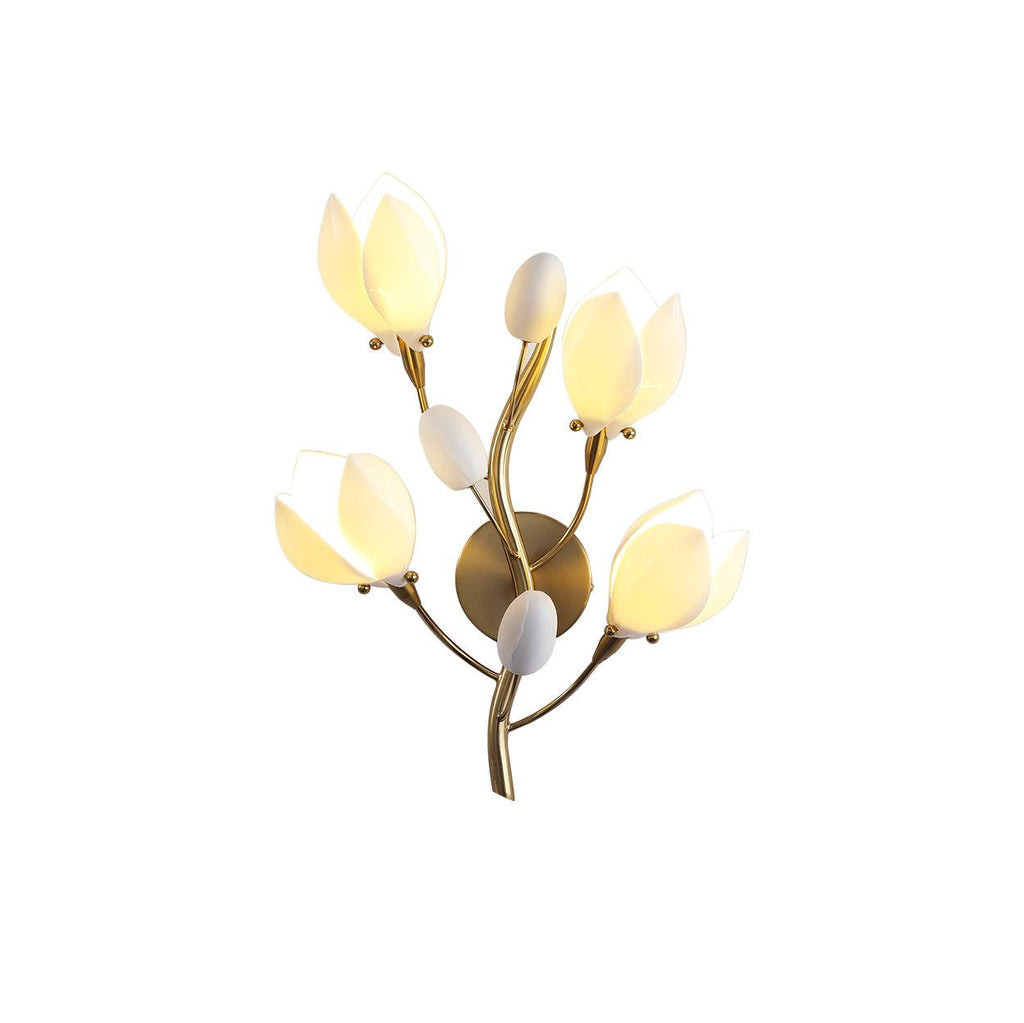 Zasila Applique Murale Céramique Magnolia Élégance - Neutralighting
