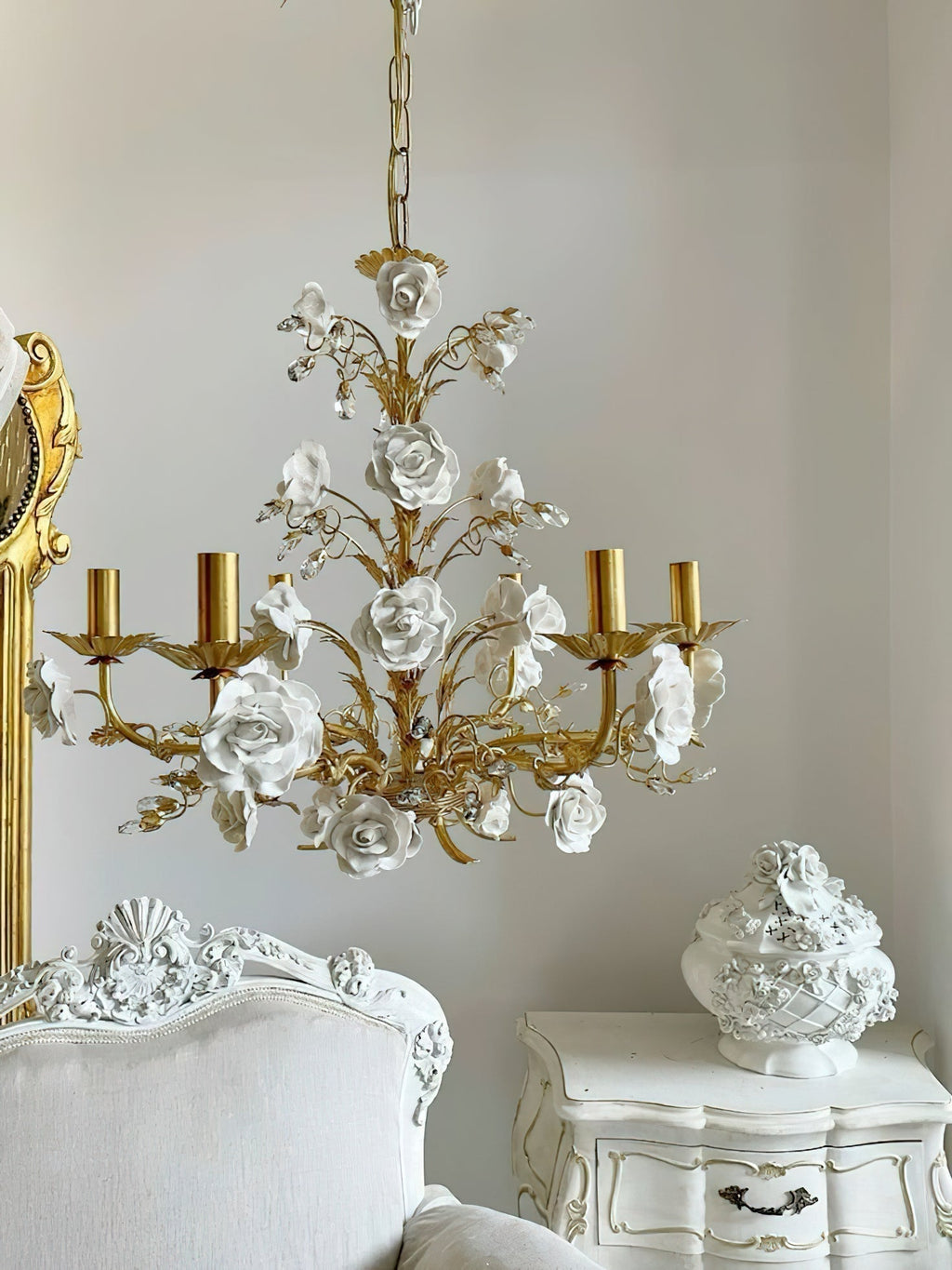 Vavenara Lustre Cristal Blanc Rose Luxe - Neutralighting