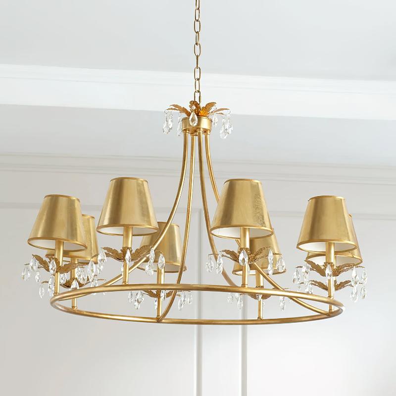 Ivsilan Lustre Cristal Laiton Industriel Vintage - Neutralighting