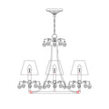 Ivsilan Lustre Cristal Laiton Industriel Vintage - Neutralighting