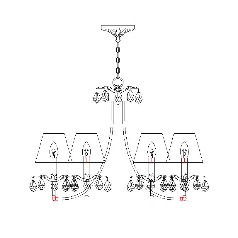 Ivsilan Lustre Cristal Laiton Industriel Vintage - Neutralighting