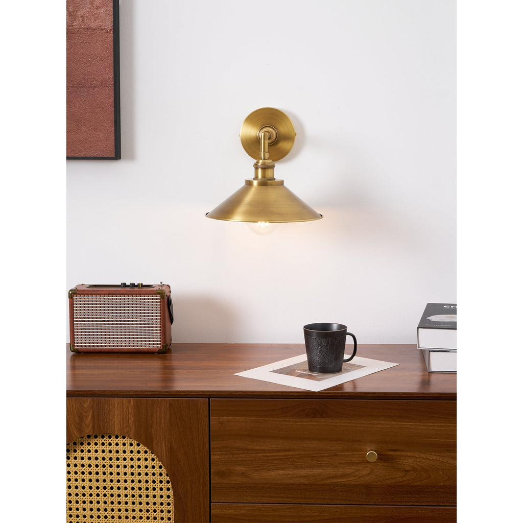 Osile Applique Murale Métal Laiton Minimaliste - Neutralighting