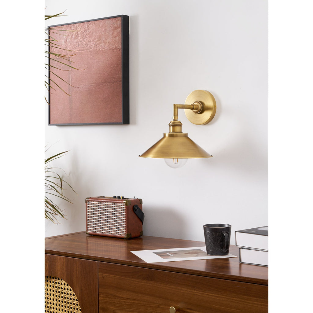 Osile Applique Murale Métal Laiton Minimaliste - Neutralighting