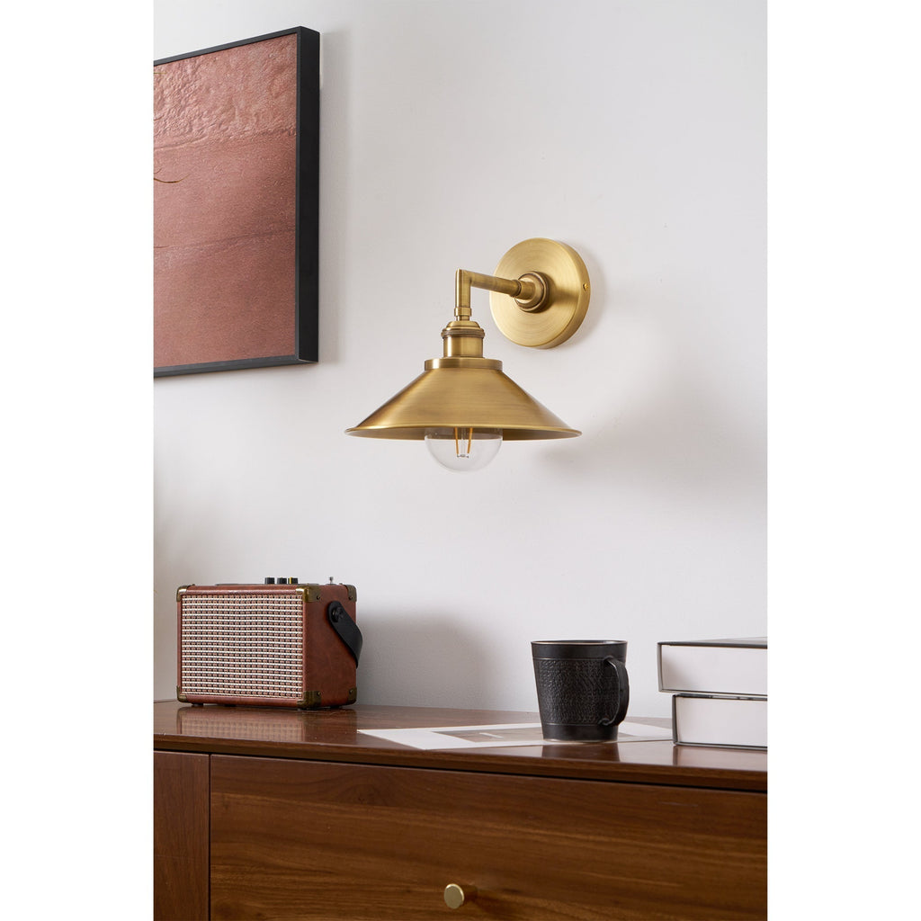 Osile Applique Murale Métal Laiton Minimaliste - Neutralighting