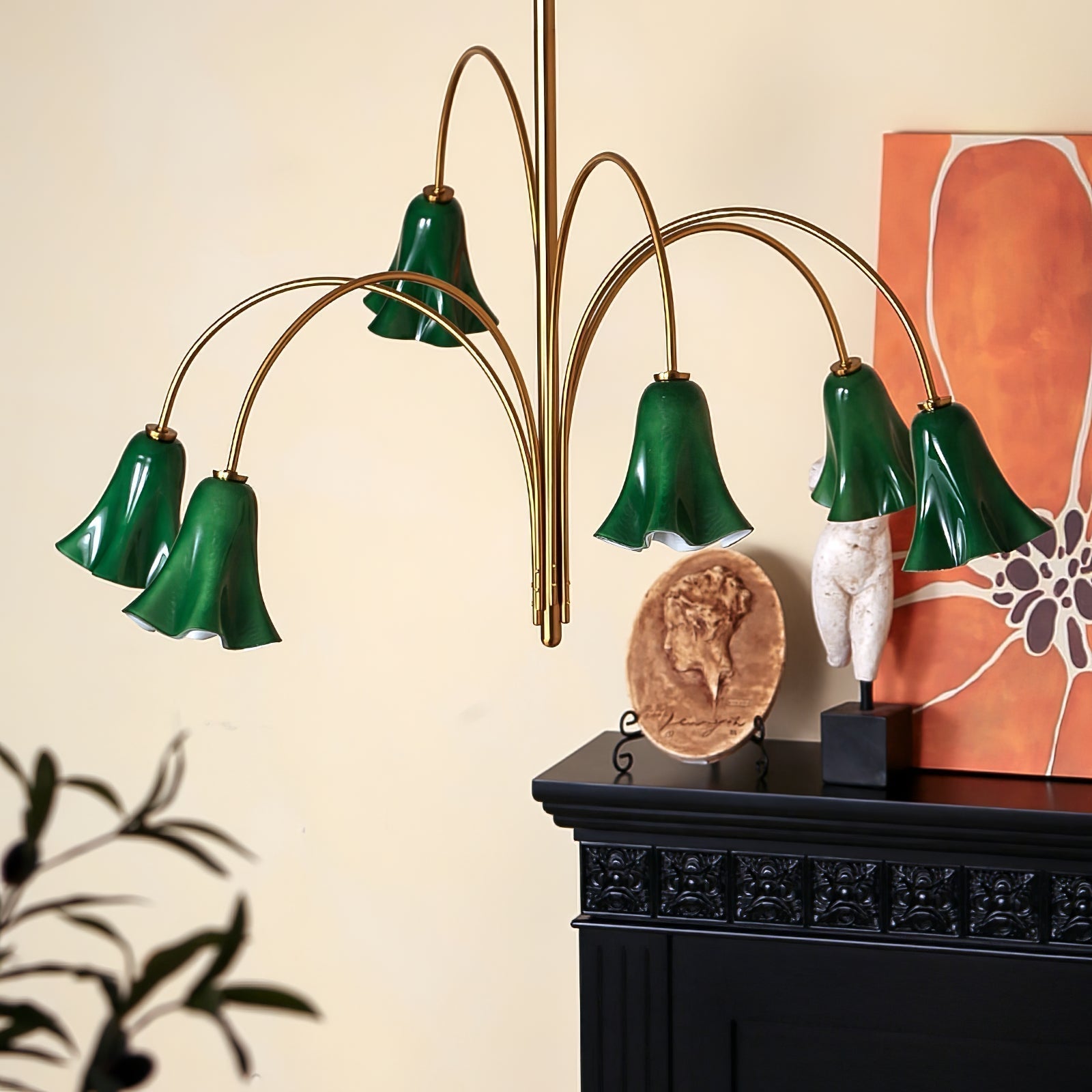 EmeraldBell Lustre Pendante en Verre - Neutralighting