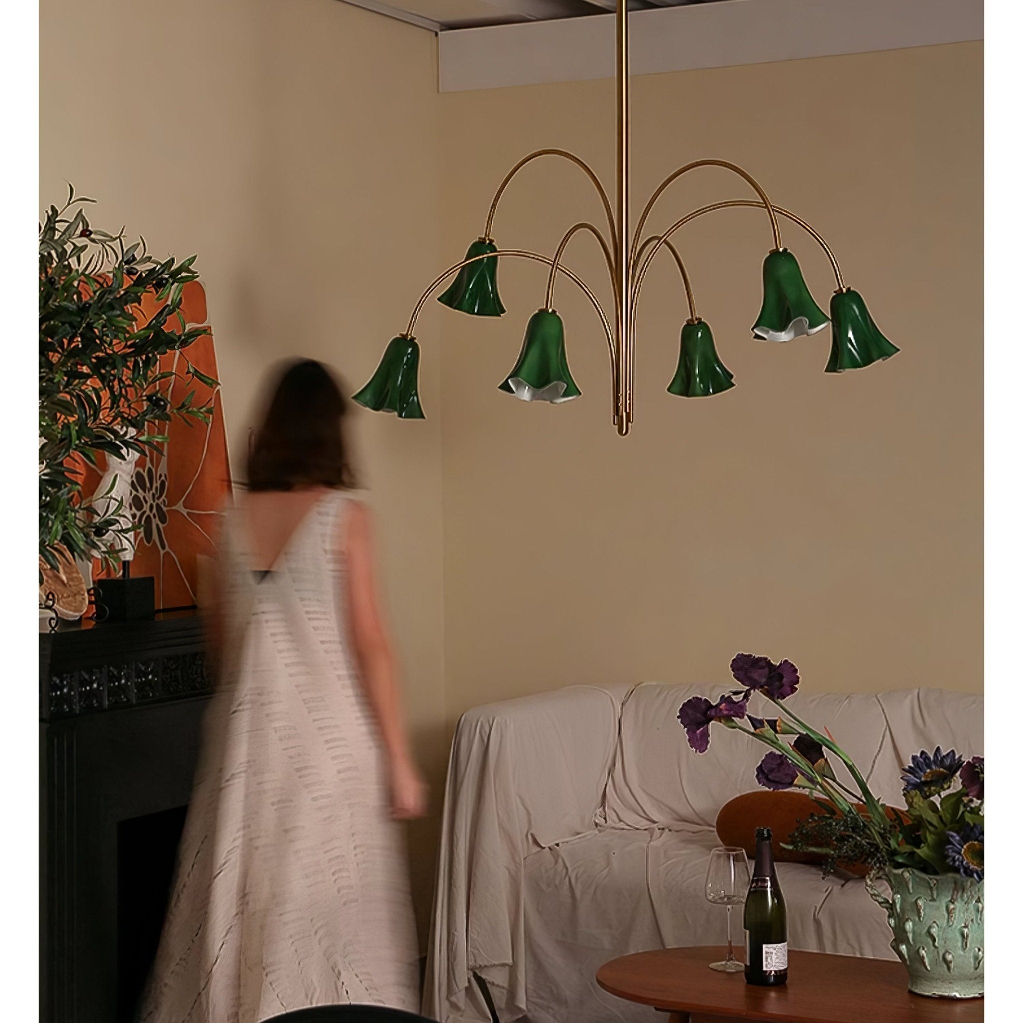 EmeraldBell Lustre Pendante en Verre - Neutralighting