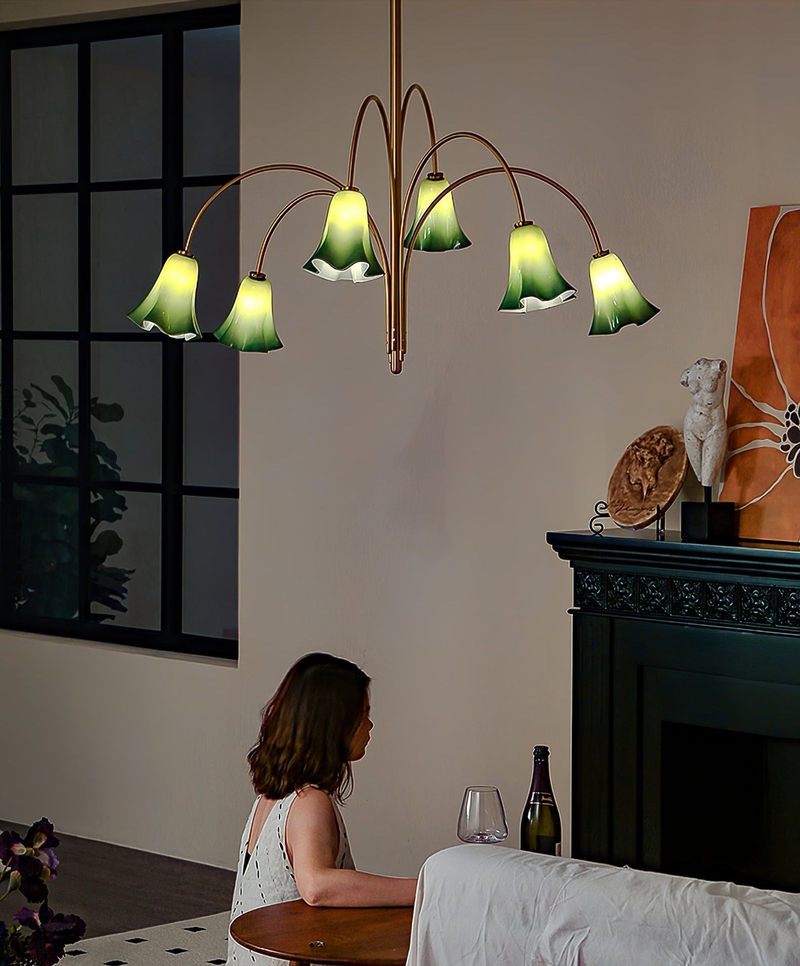 EmeraldBell Lustre Pendante en Verre - Neutralighting